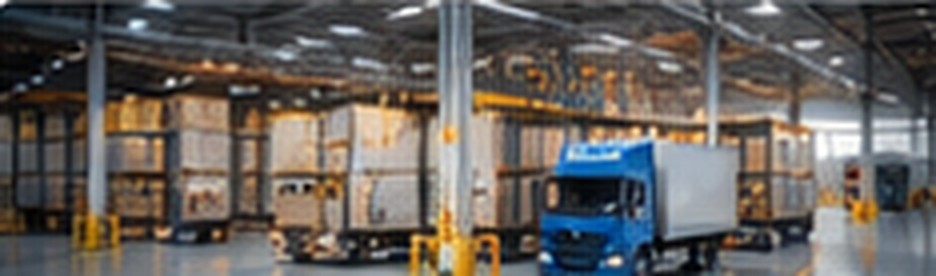 Minh họa kho và vận chuyển logistics